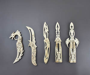 Dragon Knife 3D Puzzles de madeira para adultos Eco-Friendly Smart-Link <span class=keywords><strong>Phoenix</strong></span> Hook-Blade DIY <span class=keywords><strong>Toy</strong></span> Safe Butterfly Brinquedos educativos - Product Image 6