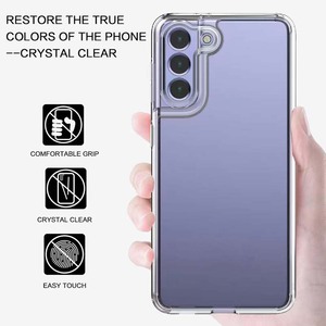 Popolare 1.5mm di spessore duro trasparente acrilico Cover posteriore morbida trasparente TPU paraurti custodia per cellulare per <span class=keywords><strong>Realme</strong></span> <span class=keywords><strong>C25</strong></span> C25S - Product Image 3