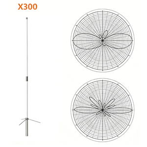 เสาอากาศรีพีทเตอร์วิทยุระยะไกล 3.2 ม. x 300 แบบสองย่านความถี่ 144/430MHz 145/435MHz 2 ม./70 ซม.  วัสดุไฟเบอร์กลาส สำหรับสถานีฐานภายนอกอาคาร - Product Image 5