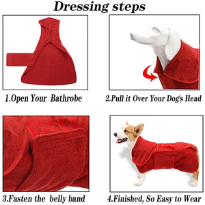 Nuevo Bata Absorbente de Doble Uso para Mascotas, Toalla de Baño para Perros y Gatos, Manta de Fibra - Product Image 6