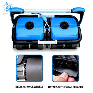 Nettoyeur de <span class=keywords><strong>piscine</strong></span> robotisé Water Crown ABS <span class=keywords><strong>avec</strong></span> filtre, <span class=keywords><strong>robot</strong></span> de nettoyage automatique de <span class=keywords><strong>piscine</strong></span>, longue durée de fonctionnement pour <span class=keywords><strong>piscine</strong></span> enterrée - Product Image 3