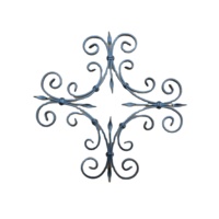 Panneaux décoratifs en acier pour escaliers, rosettes en fer forgé pour portails, design moderne, durables et écologiques, fabriqués en Chine