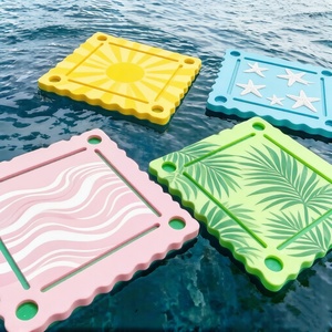 Tapete de Mahjong con Borde Festoneado, Logotipo Personalizado, Mesa Flotante, Fiesta de Verano, <span class=keywords><strong>Casino</strong></span>, Póker, Juegos de Azar, Instalaciones de Entretenimiento Acuático - Product Image 5