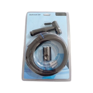 Shattaf 304 Stainless Steel Handheld <strong>Bidet</strong> Set Chinese Factory Wholesale Black <strong>Spray</strong> Gun Sprayer with <strong>Brass</strong> Material - Product Image 5