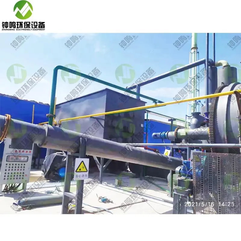 Professionele Afval Plastic Pyrolyse Reactor Met Wax Verwijderen Machines In Shangqiu