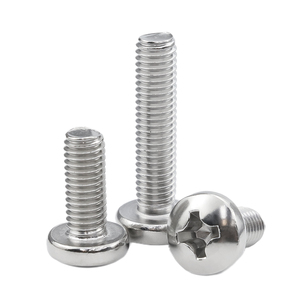 M2 M3 M4 M5 M6 M8 M10 RVS Kruisverzonken Pan Button Head Phillips Schroeven Metrisch A2-70 - Product Image 4