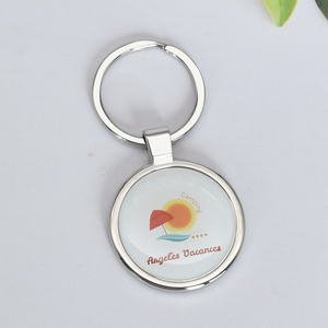Tùy Chỉnh Chuyên Nghiệp Kẽm Hợp Kim Hiện Có Khuôn Trống Keychain Cá Nhân Logo Epoxy Nhãn Dán Kim Loại Keychain - Product Image 3