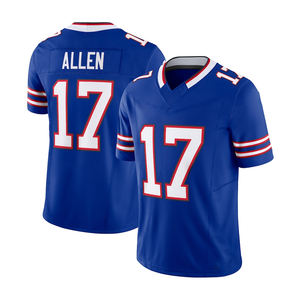 بيع بالجملة رخيصة عالية الجودة الجاموس 17 جوش ألين التنافس جيرسي مخيط قمصان كرة القدم الأمريكية الرياضة قمم جيرسي - Product Image 6