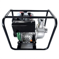 Pompe à eau diesel refroidie par air de 3 pouces, 60m³/h, auto-amorçante, centrifuge, pour irrigation agricole, vente en gros