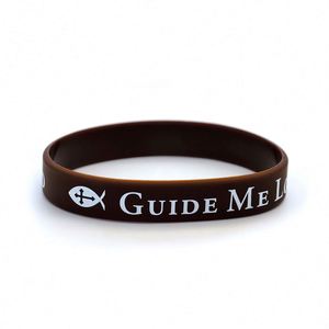Bracelets promotionnels décoratifs en silicone personnalisés avec logo, thème biblique et inspirés des croyances religieuses, pour événements. - Product Image 6