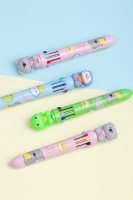 Simpatici animali, simpatici pet styling penne a sfera a dieci colori per album, diari o disegno
