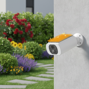 Caméra <span class=keywords><strong>Anran</strong></span> intérieure/extérieure 3MP, alimentée par énergie solaire, sans fil, audio bidirectionnel, micro intégré, accès à distance, contrôle vidéo, détection de mouvement, WiFi - Product Image 6