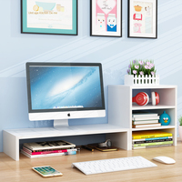 Support d'ordinateur de bureau pour bricolage, étagère de base de stockage pour moniteur, rehausseur de hauteur, vente en usine