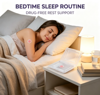 Patchs de sommeil microcristallins, aide au sommeil hydratante en profondeur Gentle Sleep Tech, éclaircissement de la peau et atténuation des ridules pour les soins nocturnes quotidiens