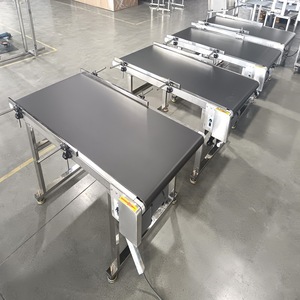 Le convoyeur à bande de PVC de vert plat/aluminium profile le système de convoyeur pour la chaîne de production industrielle d'assemblage - Product Image 6