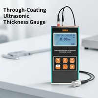 Jauge d'épaisseur ultrasonique haute précision BRK BT-T7 (0,6 % H + 0,05) mm pour métaux/plastiques, modes standard de mesure traversant les couches, Li-ion