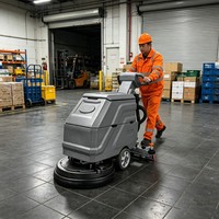 Nettoyeur de sols autoporté CleanHorse H20 Metro Station 2300 ㎡ Machine de nettoyage des sols des plateformes des gares ferroviaires