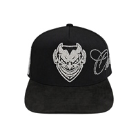 100% Neuf Original Qualité G5 31 Hats Suede Broderie 3D 5 Panneaux Strass Gorra Del Mago DH Hats Originales Casquettes de baseball