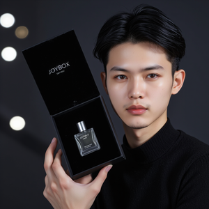 Cajas de Regalo Pequeñas de Lujo JOYBOX, Cajas de Perfume con Logotipo Personalizado para Frascos de 30 ml y 100 ml, Cajones con Esponja UV, Relieve Magnético, para Cosméticos - Product Image 4