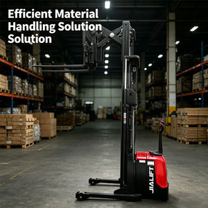 รถยกพาเลทไฟฟ้าไฮดรอลิก 1500 กก. รถยกแบบ Reach Stacker ความสูงยก 4500 มม. 5000 มม. 5500 มม. รถยกสำหรับคลังสินค้า - Product Image 4