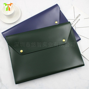 <b>A4</b> Tablet Bag/Briefcase, Leather Laptop Cover, Document Bag/<b>File</b> Folder (Customizable) - Product Image 4