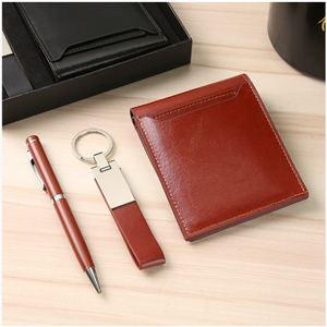Set regalo Business Logo personalizzato portafoglio porta biglietti da visita portachiavi penna-per la <span class=keywords><strong>giornata</strong></span> degli <span class=keywords><strong>insegnanti</strong></span> o regali aziendali - Product Image 6