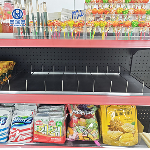 Rak <span class=keywords><strong>Display</strong></span> berdiri baja antikarat, rak pemisah rangka antiatas dan penyangga minuman - Product Image 5
