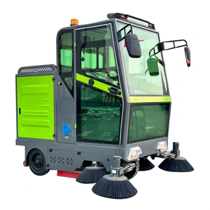 Camion balayeuse électrique à cinq brosses, très vendu, pour le nettoyage des rues, largeur de balayage de 2000 mm, batterie 48V, bac à déchets de 180L - Product Image 1