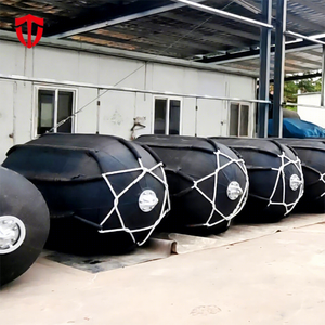 पोर्ट सुरक्षा के लिए रस्सी नेट फ्लोटिंग जहाज न्यूमेटिक रबर फेंडर डॉक बम्पर - Product Image 1