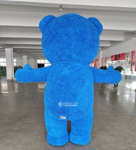 Costume da Orso Blu di Alta Qualità 2.2M/2.6M/3M <span class=keywords><strong>per</strong></span> <span class=keywords><strong>Adulti</strong></span> e Bambini, Costume da Mascotte Giallo <span class=keywords><strong>per</strong></span> Feste - Product Image 3
