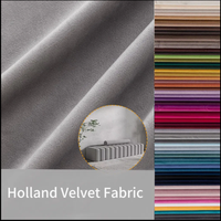 Tissu d'ameublement en velours hollandais soyeux et doux pour les housses de canapé et de fauteuil de luxe