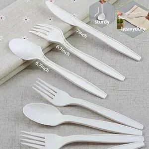 Disposable Dinnerware Sets Custom Plastic Cutlery Kit PS PP Fork And Spoon Knife