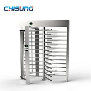 Tourniquet semi-automatique de contrôle d'accès de sécurité économique, pleine hauteur, avec prise en charge du code QR, de la carte RFID et de la reconnaissance faciale pour les administrations - Product Image 3