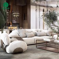 Moontree Furniture Meubles de luxe Chaise moderne pour hall d'entrée d'hôtel Canapés de salon Canapés en tissu Canapés simples Chaise de sol Chaise de loisirs