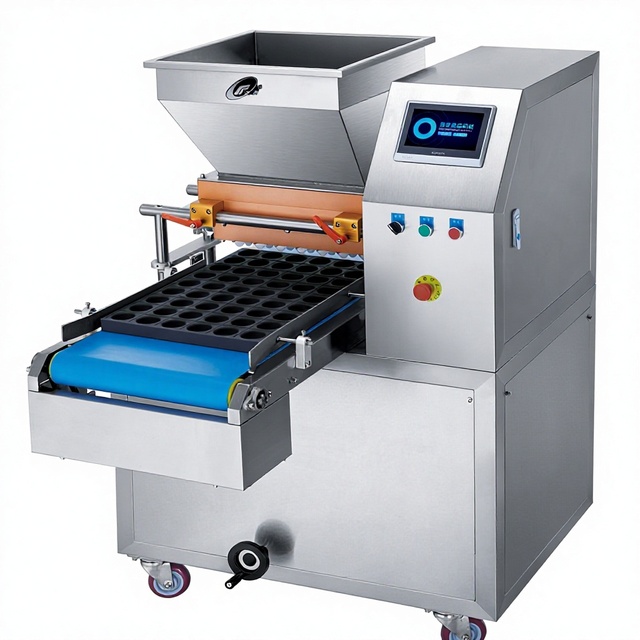 New Lianfu Auto Cake Filling Machine (220V) for Bakeries & Restaurants Automatic Flour/Milk/Water/Corn/Nuts/Fruit Ingredients
