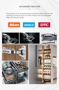 Gabinete פאנל חכם gabinete de cocina מלא קיצ 'ן מטבחון מטבח אי שולחן כתיבה ארונות מטבח - Product Image 4