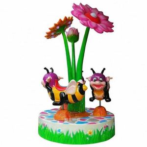 Manège électrique d'intérieur à trois places pour enfants, équipement de divertissement à monnayeur en fibre de verre, petit modèle monte-terre, pour usage domestique et centres commerciaux - Product Image 6