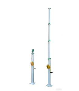 Mât télescopique à manivelle avec treuil manuel pour communications HF longue portée – Vente en gros - Product Image 1