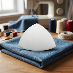 AA0177 10 craies triangulaires de tailleur |   Accessoire de couture portable écologique blanc, surface lisse, design simple - Product Image 2