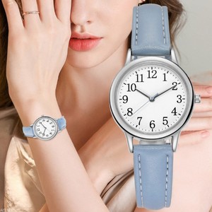 <span class=keywords><strong>Orologio</strong></span> Analogico al Quarzo Minimalista ed Ecologico da Donna, Cassa Dorata 36mm, Cinturino in Pelle Nera, Elegante e Alla Moda per Uso Quotidiano - Product Image 1