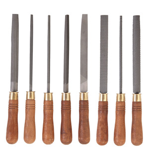 Limes et râpes en acier multi-spécifications de 8 pouces avec manche en bois Limes à main en acier et râpe - Product Image 6