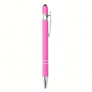 Bolígrafos Promocionales con Logotipo Personalizado, Recubrimiento de Goma Suave, Bolígrafo de Plástico con Diseño Deportivo, Ancho de Escritura de 0.7 mm - Product Image 6