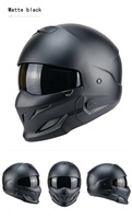 Casco de Motocicleta Clásico para Hombre y Mujer, Casco de Motocicleta Simple y Moderno, Casco para Vehículo Eléctrico