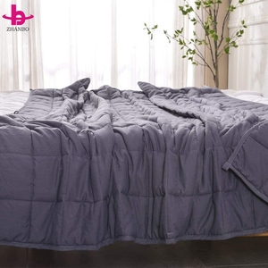 <span class=keywords><strong>Couverture</strong></span> <span class=keywords><strong>lestée</strong></span> personnalisée en polyester et coton pour soulager l'anxiété, <span class=keywords><strong>couverture</strong></span> lourde pour un sommeil profond, vente en gros d'usine - Product Image 6