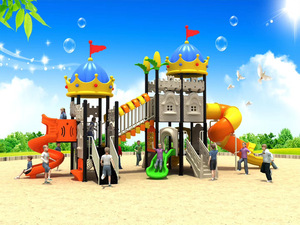 Attrezzature per Parchi Giochi all'Aperto Stile <span class=keywords><strong>Giostre</strong></span> da <span class=keywords><strong>Parco</strong></span> Divertimenti <span class=keywords><strong>con</strong></span> Scivolo, Altalena e Arrampicata per Area Feste Bambini - Product Image 5