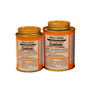 <span class=keywords><strong>Lata</strong></span> de Metal con Cuello Roscado y Cepillo para Adhesivo Químico de PVC, Impresión Offset, Tamaños de 2oz a 32oz - Product Image 6