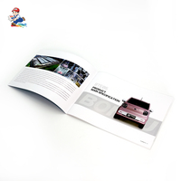 Brochure personnalisée 2027 avec reliure piquée à cheval, impression couleur sur papier kraft avec impression offset