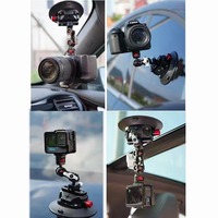 Go Pro Insta360 Support de voiture avec pompe à vide Support de caméra à ventouse pour montage sur véhicule