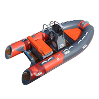 Bateau pneumatique rigide à grande vitesse certifié CE de 3,3 m avec moteur de 20 CV, en PVC léger, idéal pour la pêche et les loisirs
