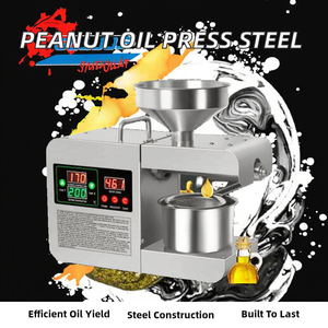 New Industrial Automatic Press Machine for Peanut <strong>Kernels</strong> High Extraction Rate Stainless Steel 3-6 Kg/h 220v110v Zhejiang 1 Year - Product Image 3